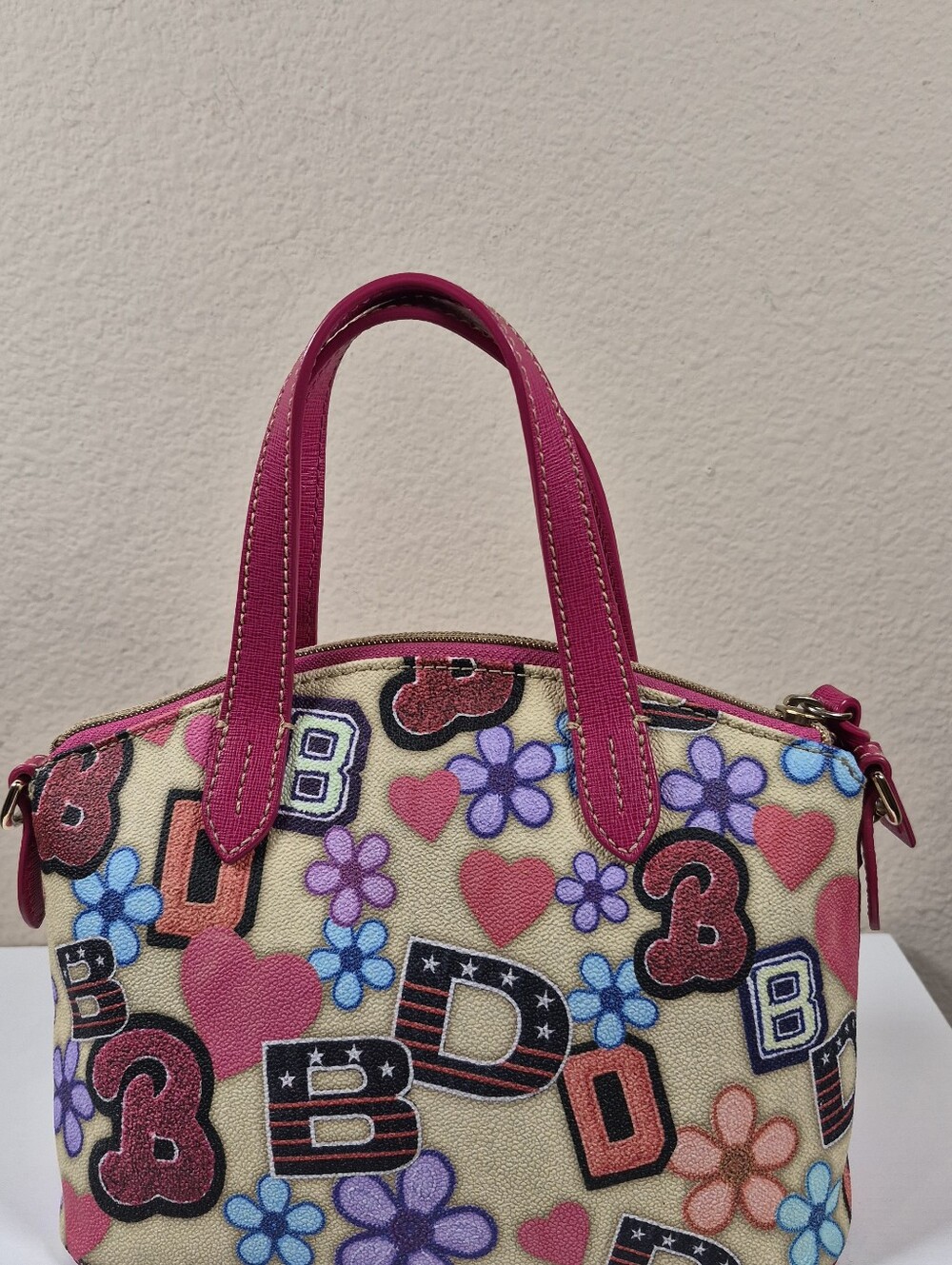 Dooney And Bourke Varsity Dome Satchel - Picture 9 of 17